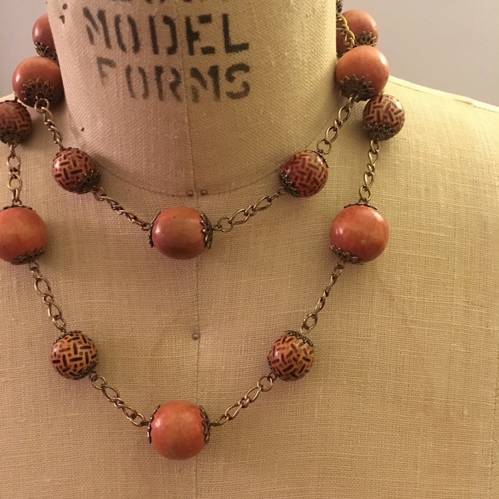Wooden bead Necklace